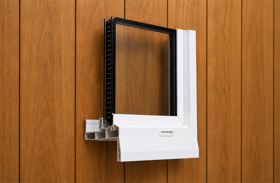 Retrofit window frame option